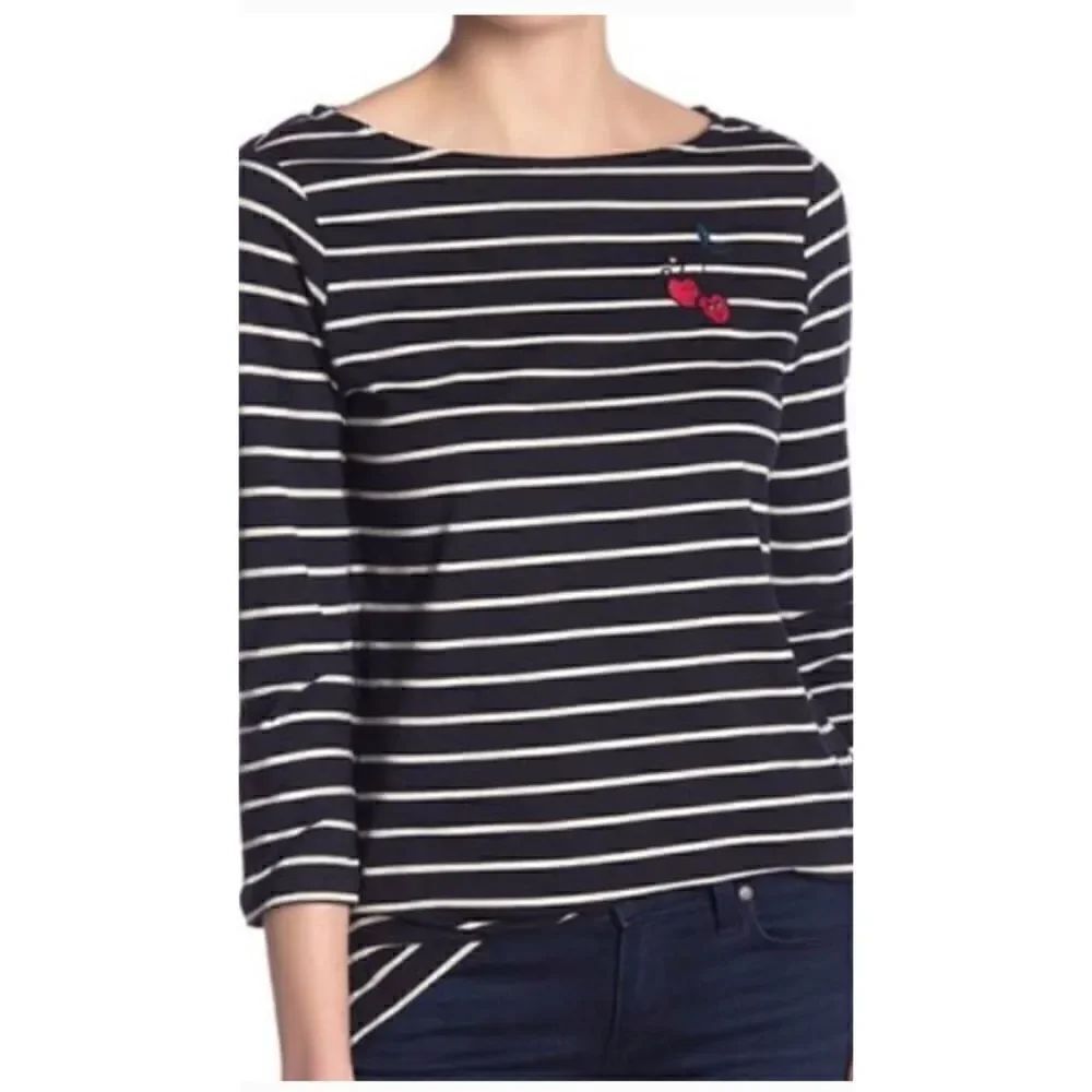 FRENCH CONNECTION CHERRY LOVE TOP SZ XS NWT
